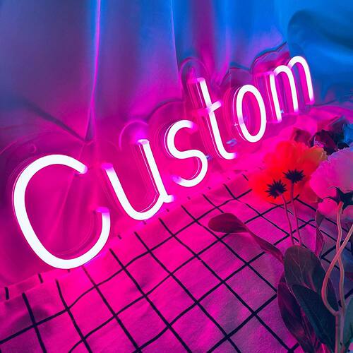 跨境亚马逊Custom霓虹灯led霓虹灯字母霓虹灯派对装饰室内布置