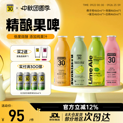 鲜啤30公里精酿果啤组合