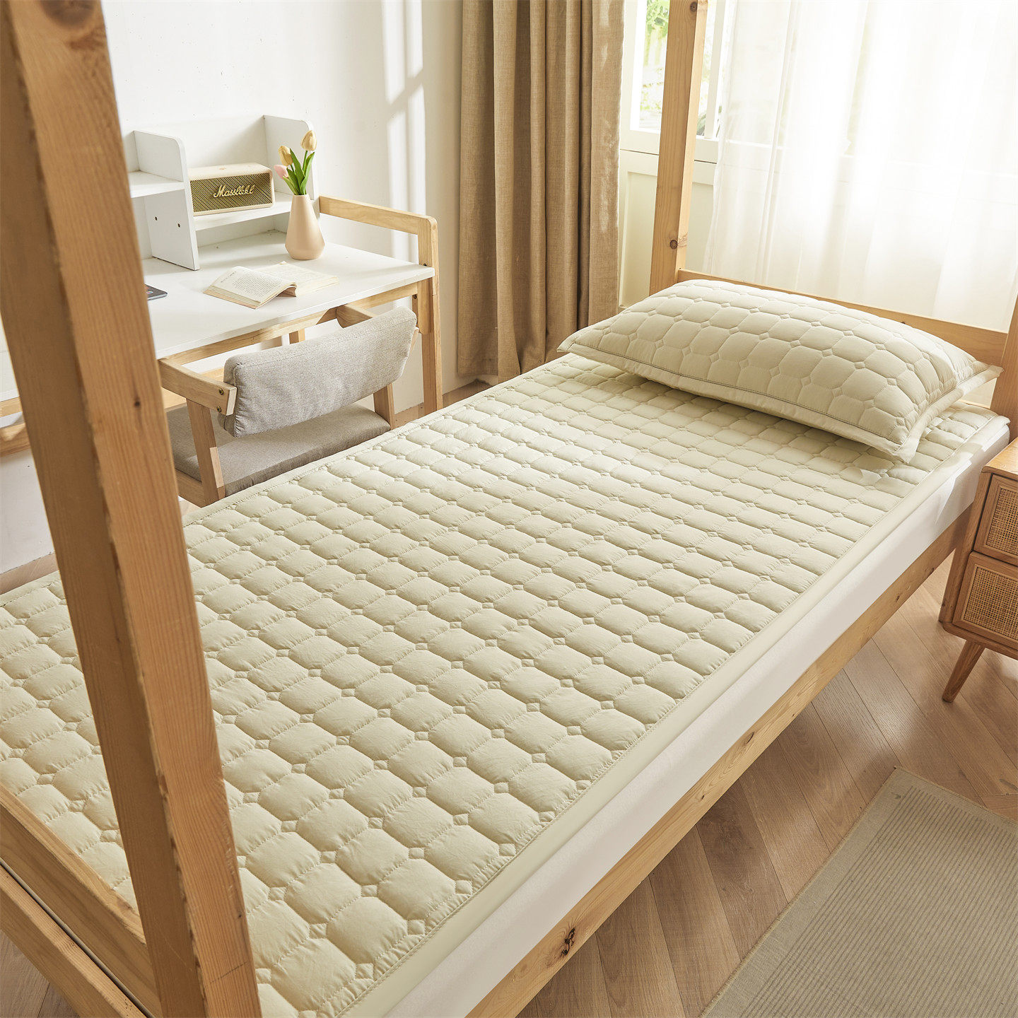 床垫软垫学生宿舍单人90x190上下铺专用褥子1.2米家用薄款床护垫