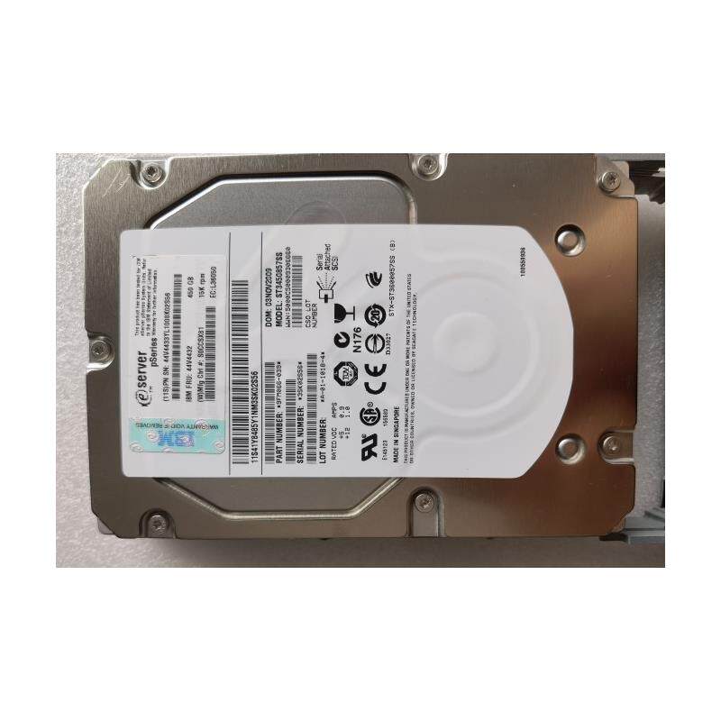 IBM 3649 44V4432 44V4433 450GB 15K SAS 3.5寸 小机硬盘