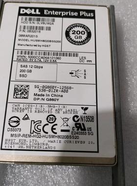 / 200G SAS SSD 2.5 0G860Y 0W4033 康贝存储盘