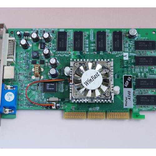 FX534  A340 384120-001 nvidia FX5200 AGP 128M 显卡