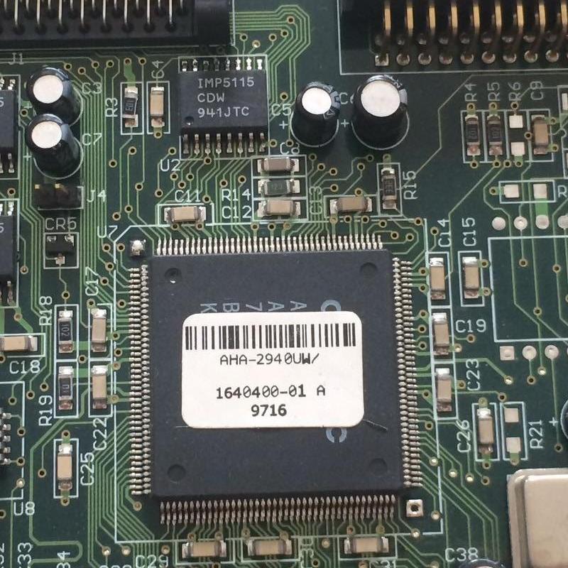 原厂adaptec AHA-2940W 2940UW 50针 68针 PCI SCSI卡  支持WIN7