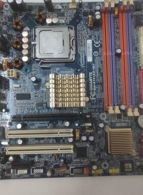 技嘉GA-8I915G-MF主板775针DDR内存4条内存槽成色好