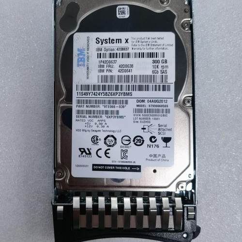 IBM 300G 10K 6Gb 42D0638 42D0637 90Y8878 42D0641 服务器硬盘