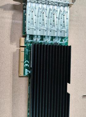 英特尔 X520-DA4 PE310G4SPI9LB-XR-FE Intel 82599ES 四口万兆