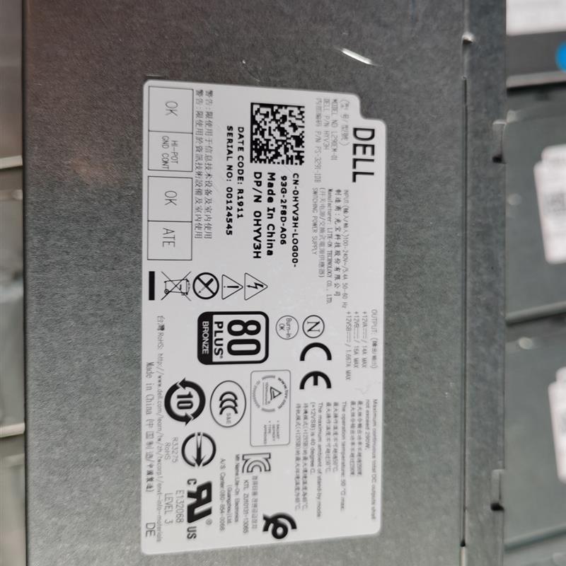 DELL L290EM-01 HYV3H PS-3291-1DB 290W戴尔T1700 3020 9020电源