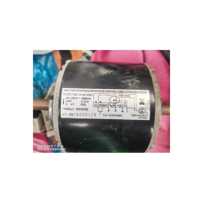 全新适用盘管风机马达电机FG40A YSK110-40-GB散新款