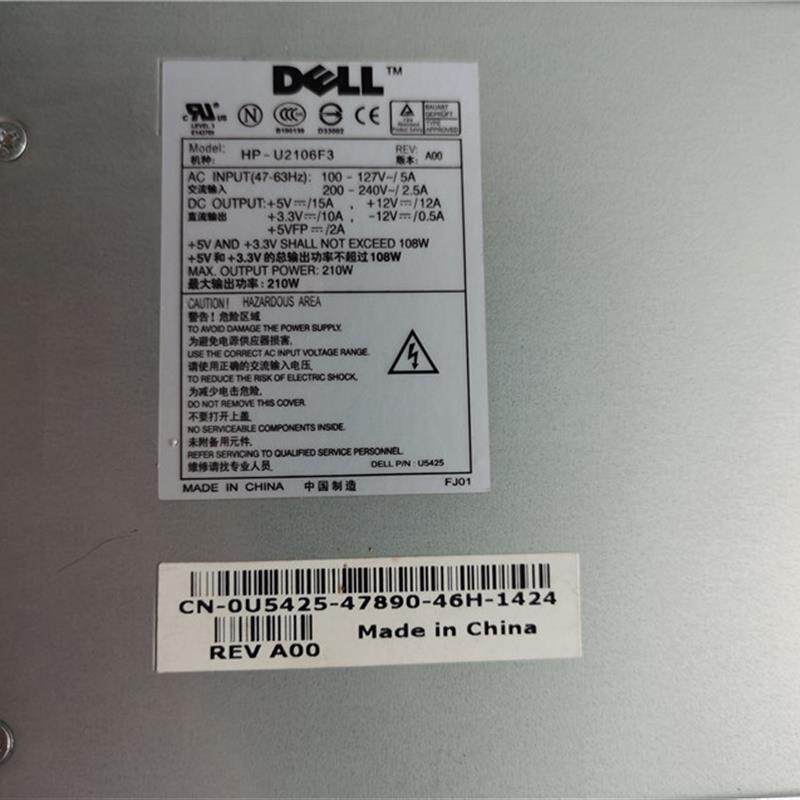 全新DELL GX260 270 280电源U5425 T0259 NPS-210AB HP-U2106F3