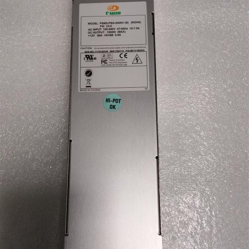 原装TWIN PSM2-PSG-2A00V(S) 1000W 服务器热插拔冗余电源