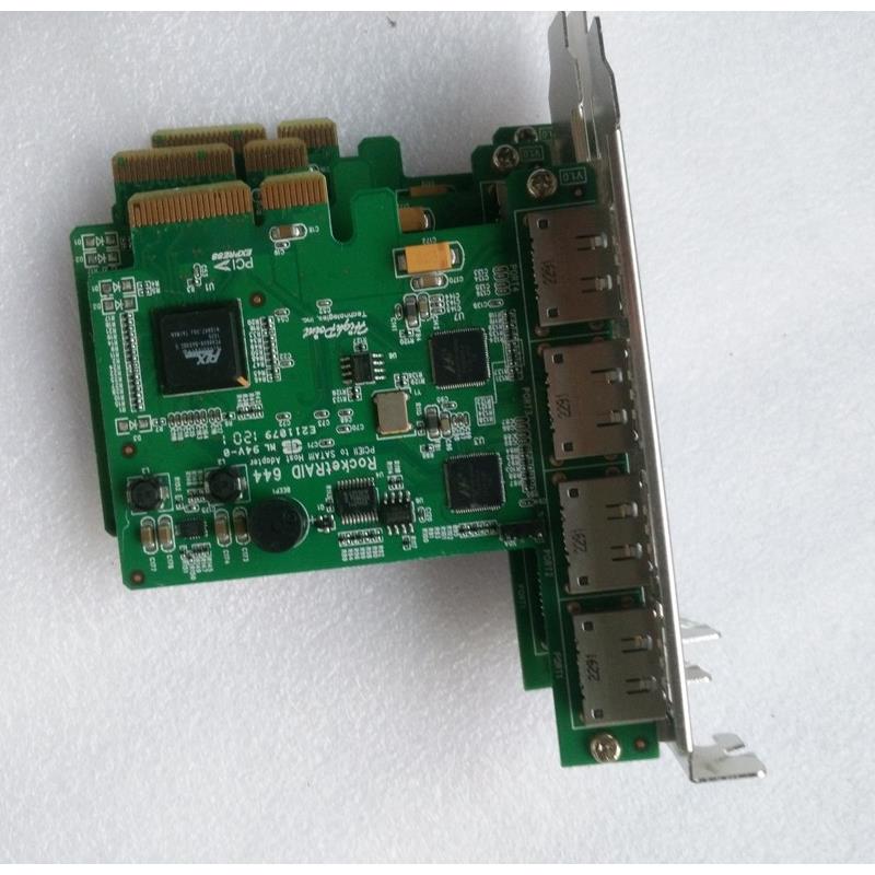 原装火箭 HighPoint RocketRAID 644 ESATA RAID卡/SATA 6Gb/s卡