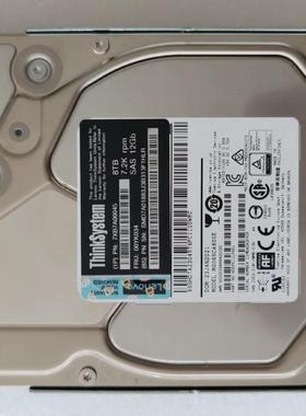 SR 8TB 7.2K SAS 12Gb 7XB7A00045 00YK034 SR550 SR650服务