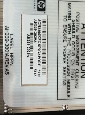 BL860Ci2刀片CPU AH339-2025A AH339-2024A AH339-2026A