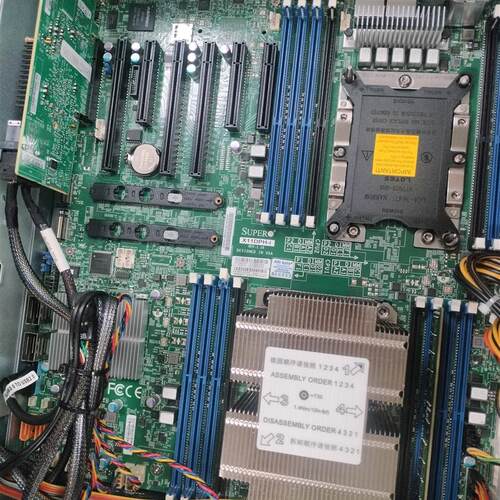 超微 X11DPH-I 服务器主板 ,双路3647 CPU C621芯片组 实物图