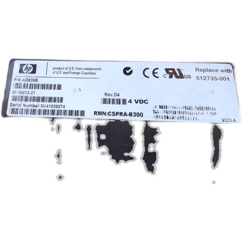 HP EVA4000 EVA6000 EVA8000 AD626B 512735-001 30-10013-21坏件
