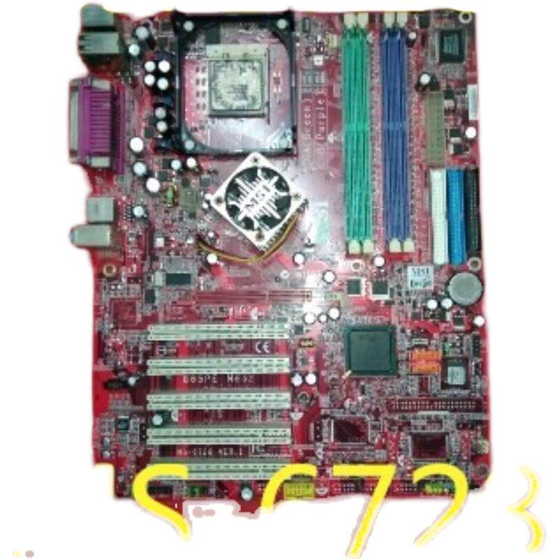 微星865PE NEO2主板MS-6728大板4条内存槽5个PCI成色新好用