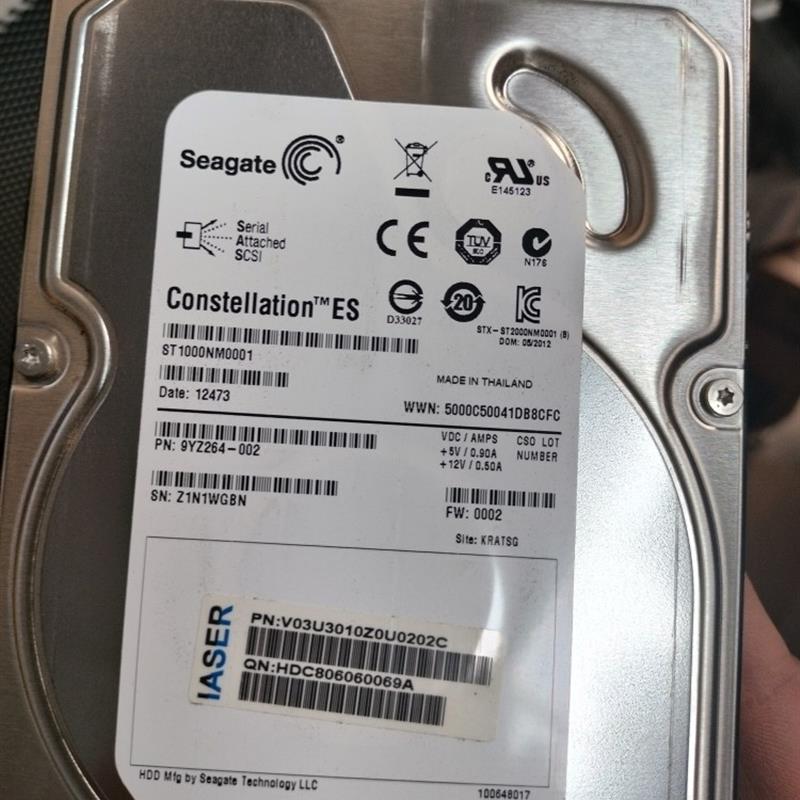希捷1T SAS企业级硬盘,服务器硬盘 ST1000NM0001