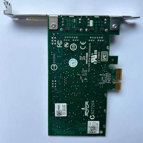 原装/ broadcom 0FCGN BCM5720 1GB 双口千兆网卡