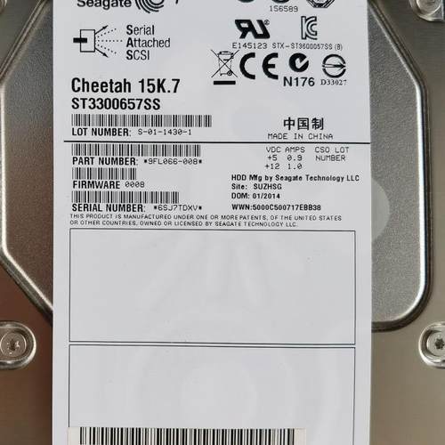 华为 S2300E 300GB 15K SAS转FC 0235G002 ST9Z1D300 ST3300657SS