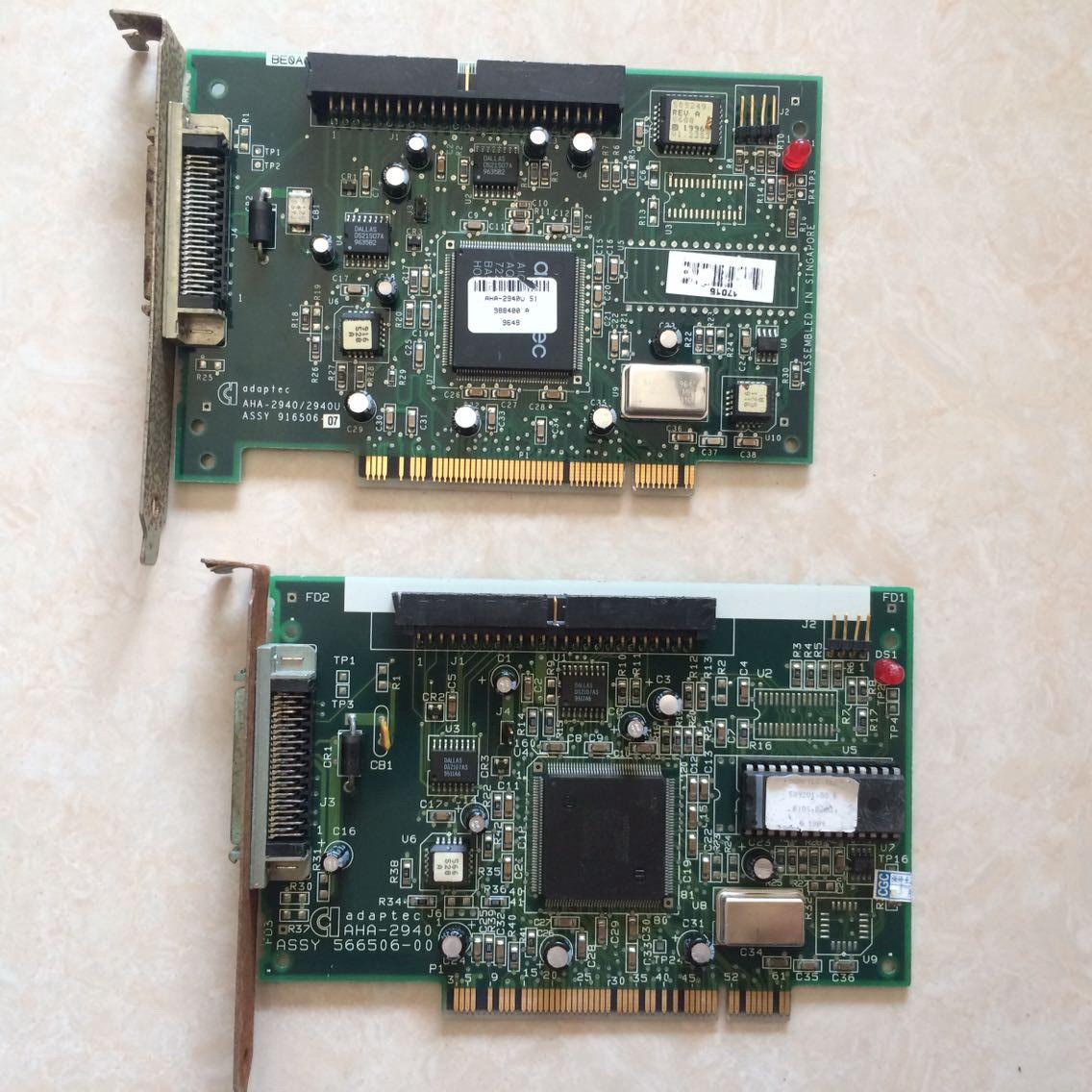 原厂 adaptec 外置 50针 扫描仪 PCI SCSI卡 AHA-2940/2940U 现货