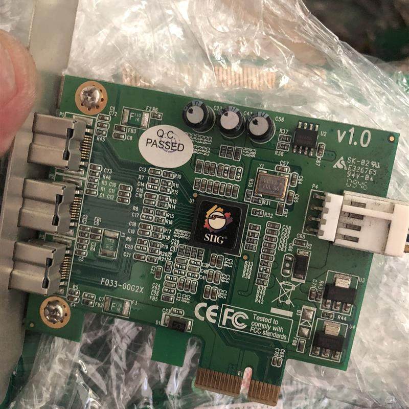 SIIG 3端口FireWire800 PCIe卡NN-FW0012-S1相机采集卡F033-00G2