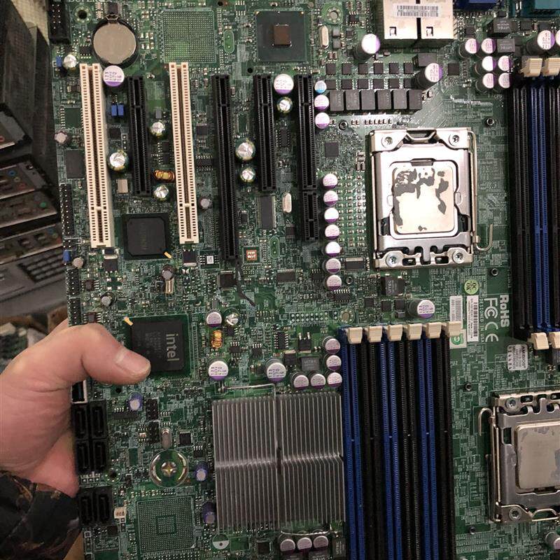 超微双路服务器主板 X8DTi LGA1366 5500/5600至强 5520芯片组