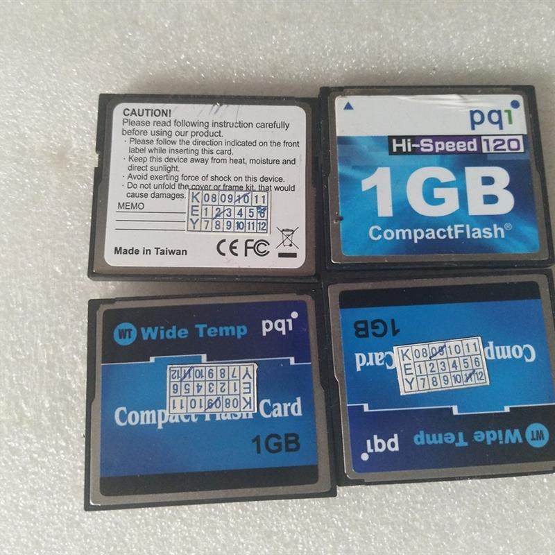 原装拆机PQI Wide Temp 工业级CF卡 1GB 512M 工控机储存卡宽温