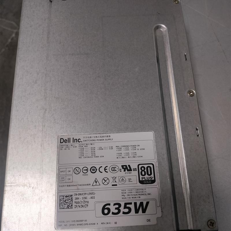 DELL/T3610 T3600 t5600 T5610 635w电源  NVC7F