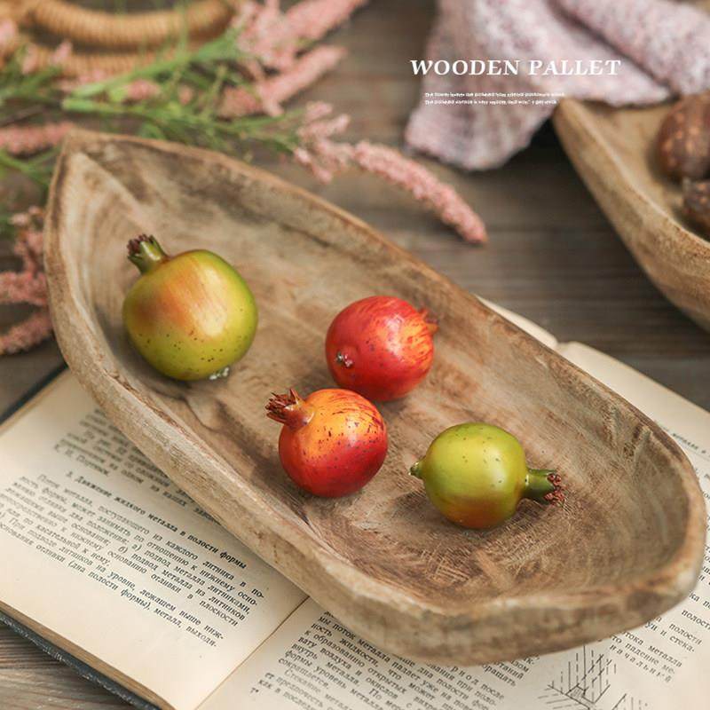 侘寂风木质托 托盘覆古船型泡桐木弧形托 托盘客厅餐桌果盘中式果,家居饰品,果盘/果篓,淘宝优惠券,粉丝福利购,淘宝优惠卷