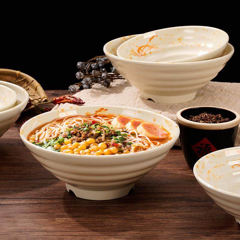 A5密胺商用面碗塑料防摔大碗汤粉面馆面碗牛肉拉面碗麻辣烫专用碗,餐饮具,碗,淘宝优惠券,粉丝福利购,淘宝优惠卷