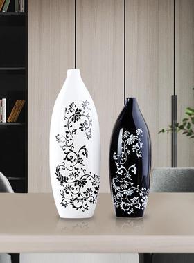 创意陶瓷家居酒柜装饰品摆件现代客厅电视柜花瓶花艺房间工艺礼品