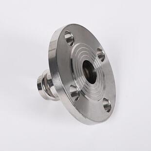 304薄壁不锈钢双卡压法兰直接压接法兰水管转换接头穿线管件直接