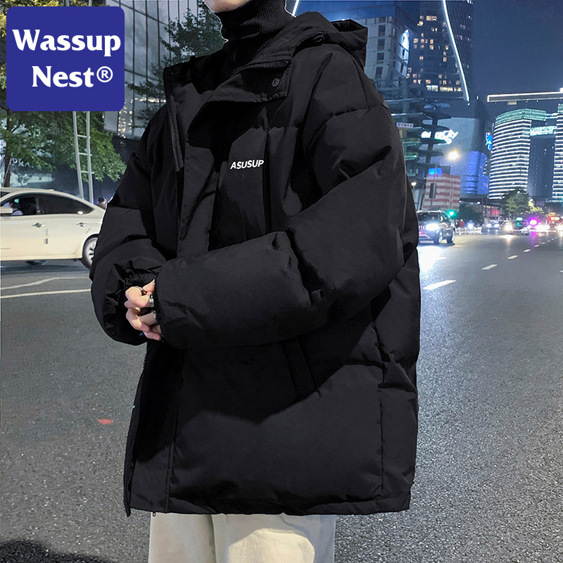 Wassup羽绒棉服男款冬季加厚保暖夹克 棉衣外套休闲潮流冬装外套