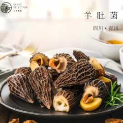 羊肚菌头茬厚肉青川特产菌菇干货40g袋装食材精选农家滋补菌菇