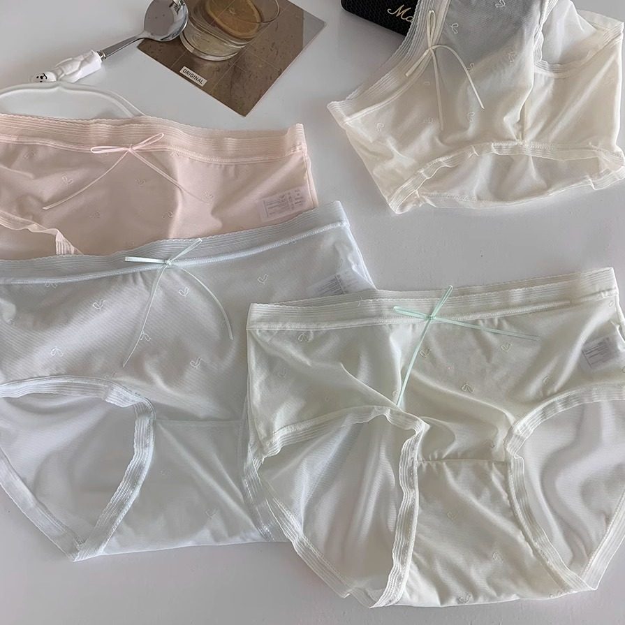 树懒少女无痕冰丝内裤女生纯棉裆中腰抗菌夏季薄款甜美短裤三角裤,女士内衣/男士内衣/家居服,女三角裤,淘宝优惠券,粉丝福利购,淘宝优惠卷