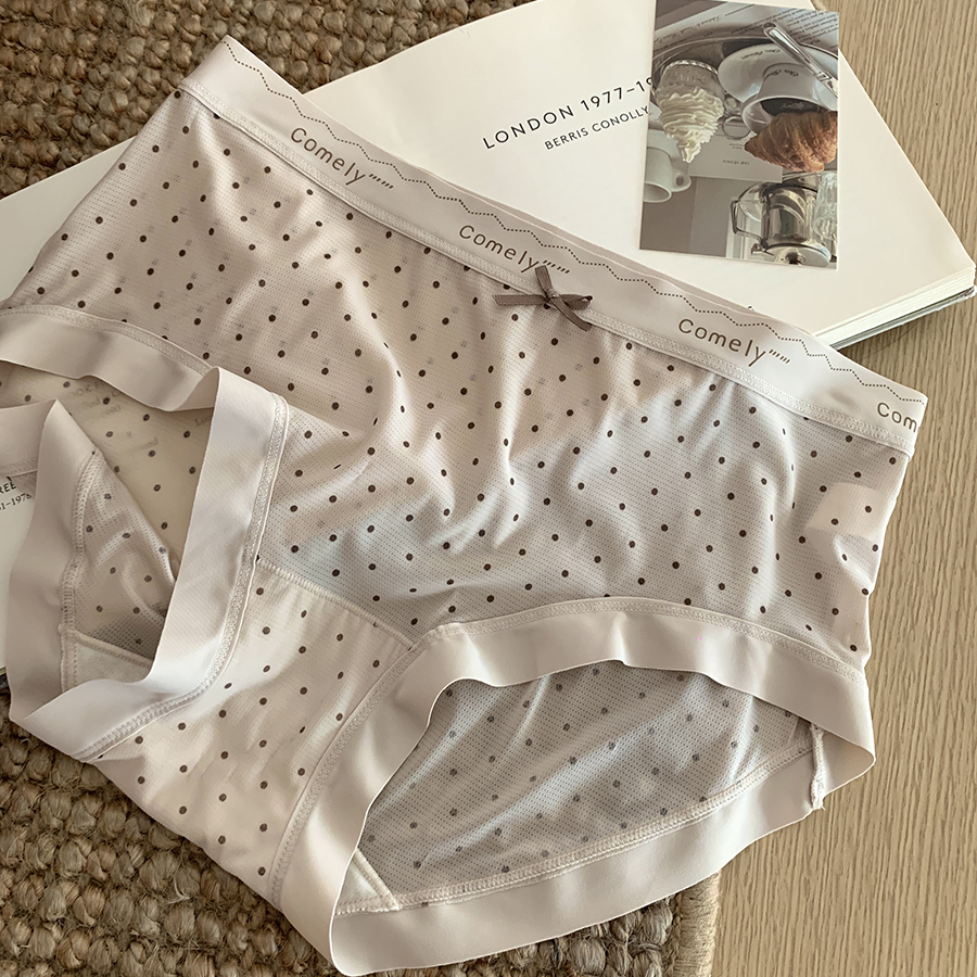 无痕冰丝面膜内裤纯棉抗菌透气