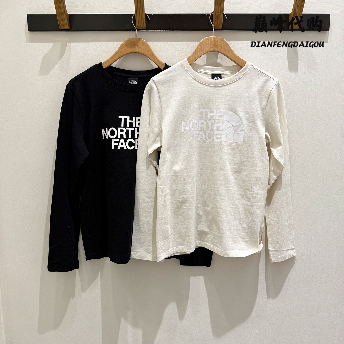 TheNorthFace北面26春夏户外运动纯棉休闲圆领长袖T恤女款8GWC图片