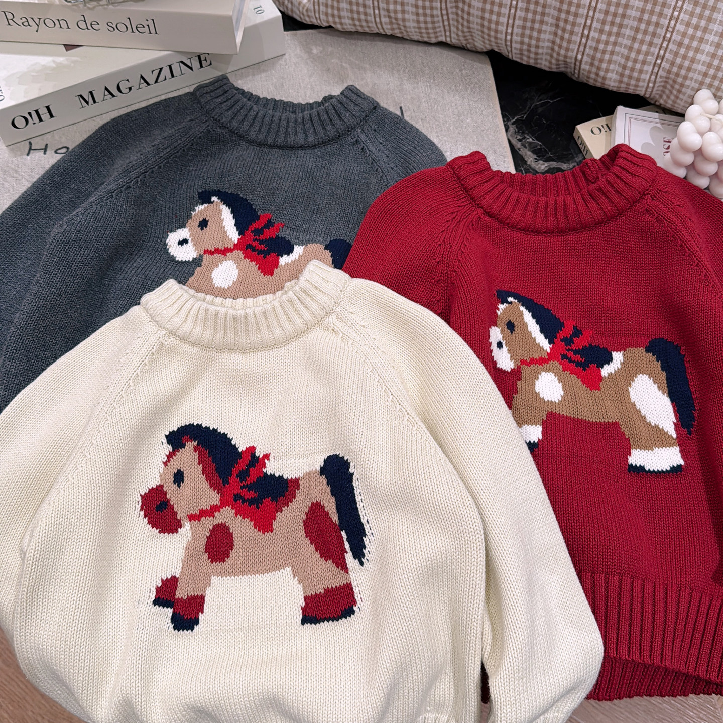 新款秋冬季男女童针织毛衣儿童宝宝加厚上衣过年打底针织衫童装潮,童装/婴儿装/亲子装,毛衣/针织衫,淘宝优惠券,粉丝福利购,淘宝优惠卷