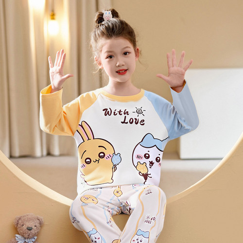 乌萨奇睡衣儿童小女孩高端长袖