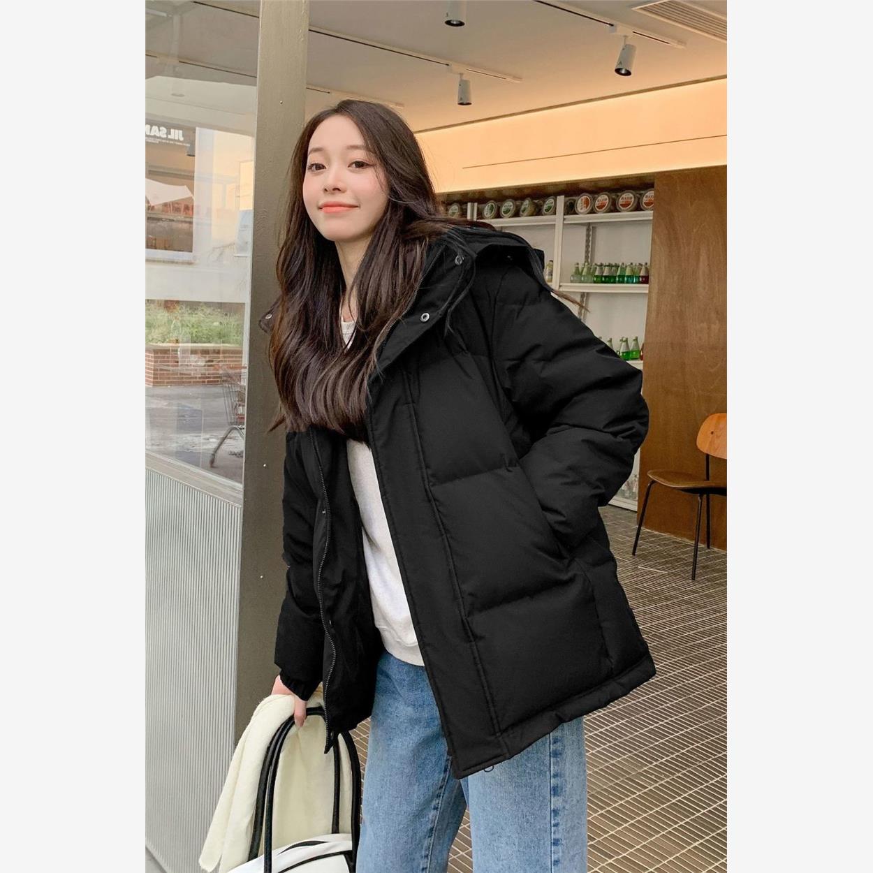 羽绒棉服女短款冬季2025