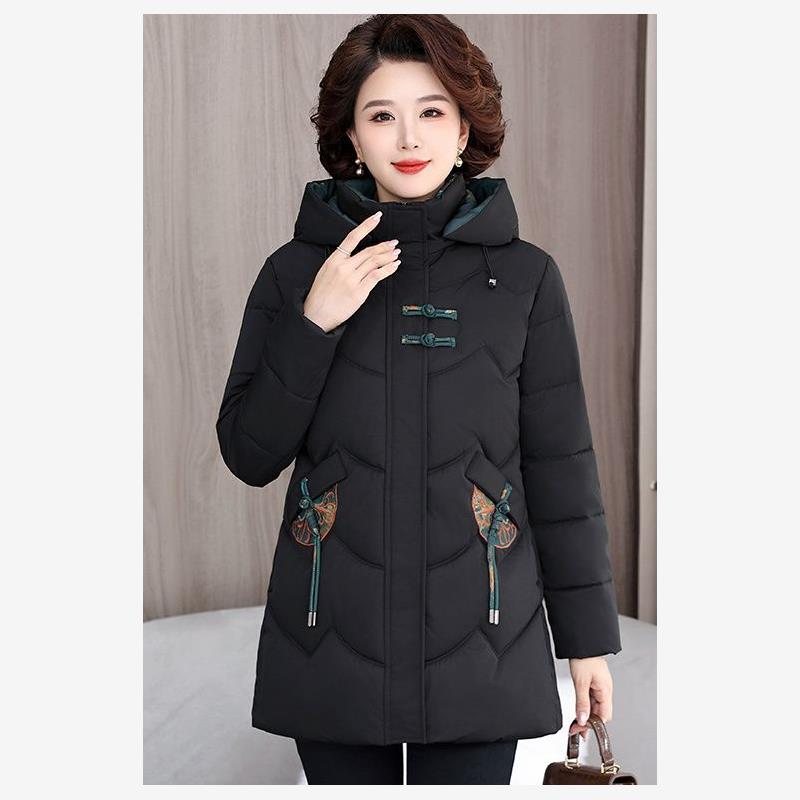 新中式中长款羽绒棉服202