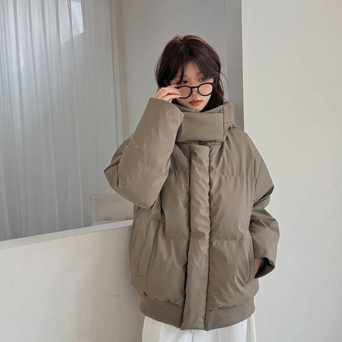 pu皮羽绒服女2025年新款