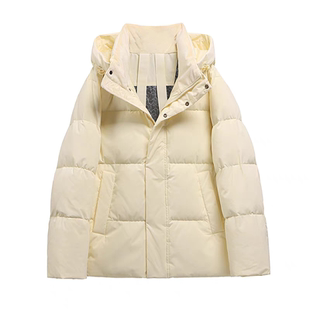 加厚宽松时尚 白鸭绒羽绒服女清仓小个子短款 潮流情侣外套 正品 反季