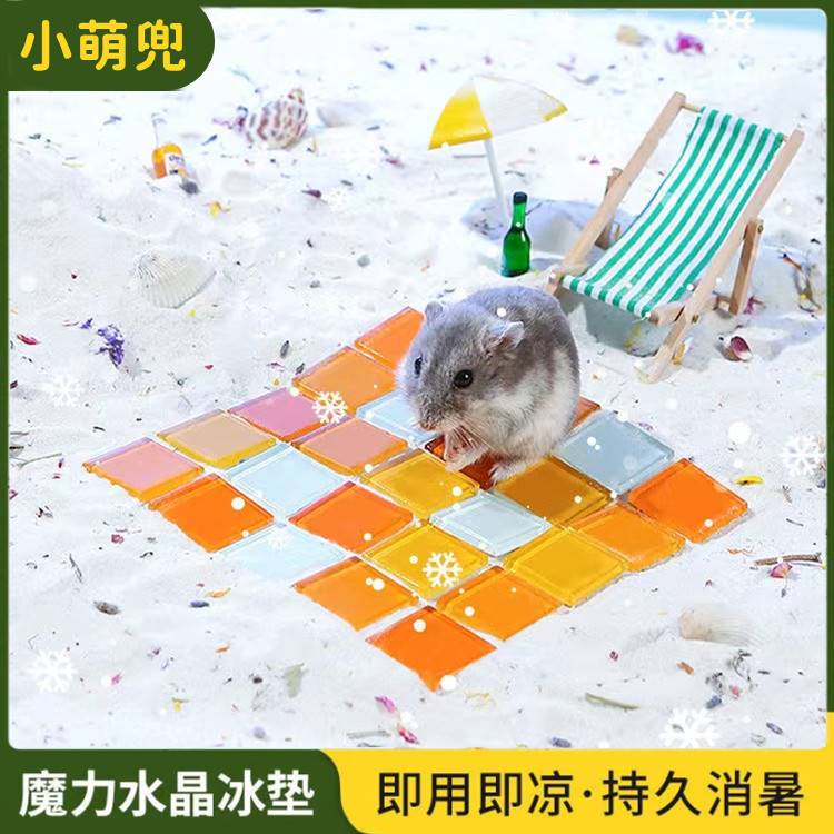 仓鼠降温用品 兔子金丝熊消暑用品 夏天散热板水晶冰垫夏季凉席