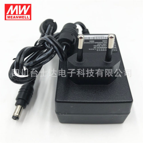 台湾明纬GSM25E05/07/09/12/15/18/24/48-P1J 25W电源适配器