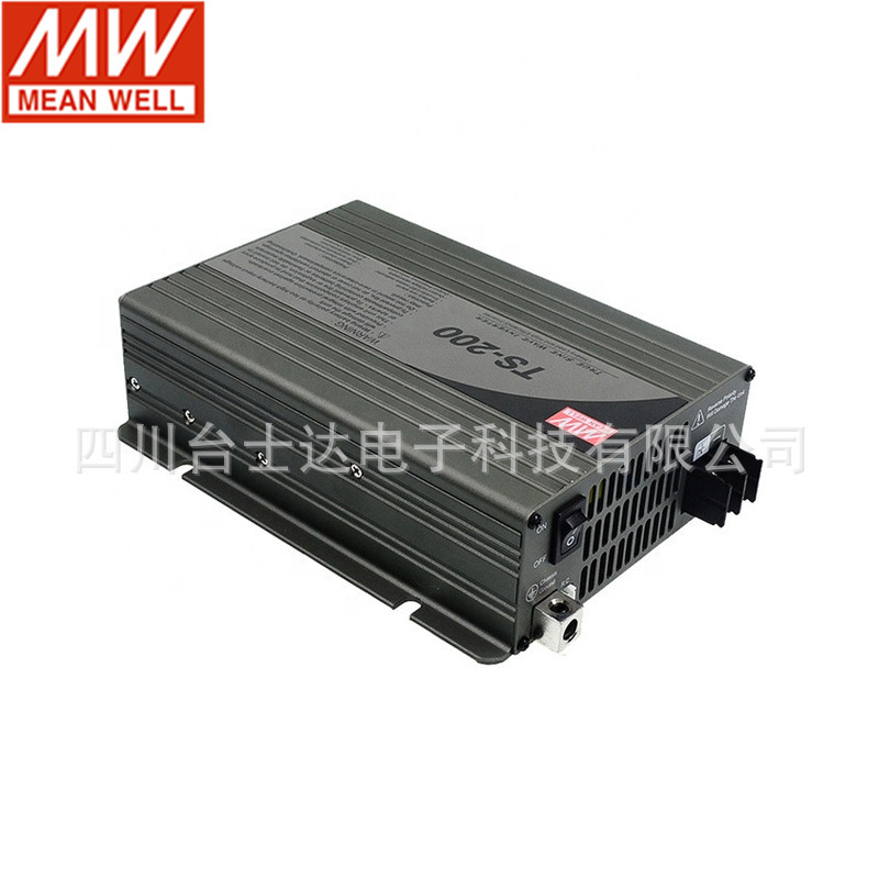 台湾明纬TS-200-112/124/148/212/224/248正弦波车载DC-AC逆变