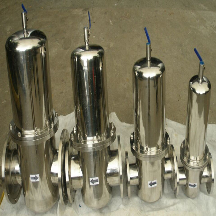 不锈钢精密过滤器旋风汽水分离器空压机汽水分离器旋流汽水分离