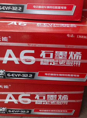石墨烯 6-EVF-32.2铅酸蓄电池 6EVF-32   6块/组 电动车电瓶 浙江