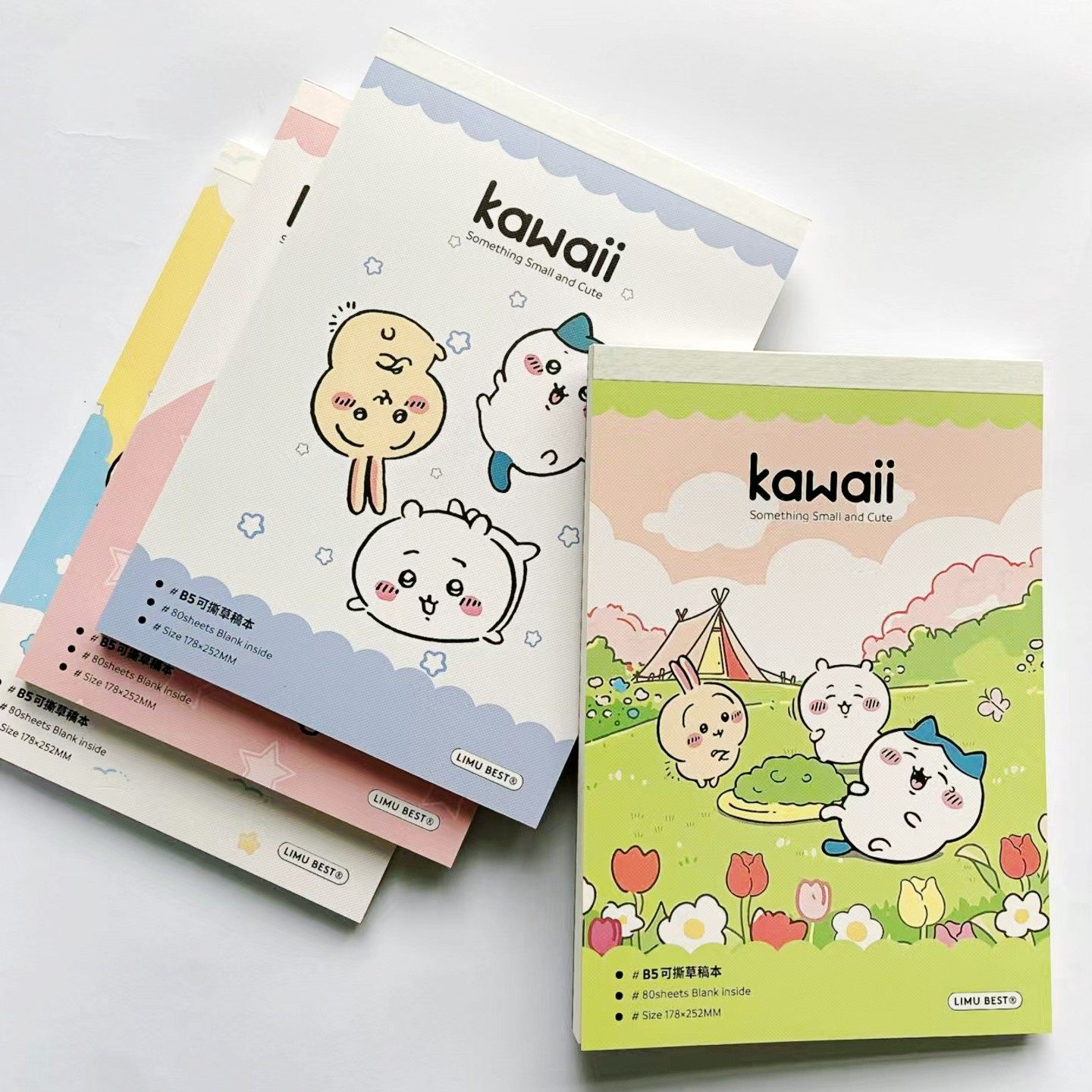吉伊卡哇B5可撕草稿本大号笔记本A5记事拍纸本学生演算白纸上翻A7,文具电教/文化用品/商务用品,文稿纸/草稿纸,淘宝优惠券,粉丝福利购,淘宝优惠卷
