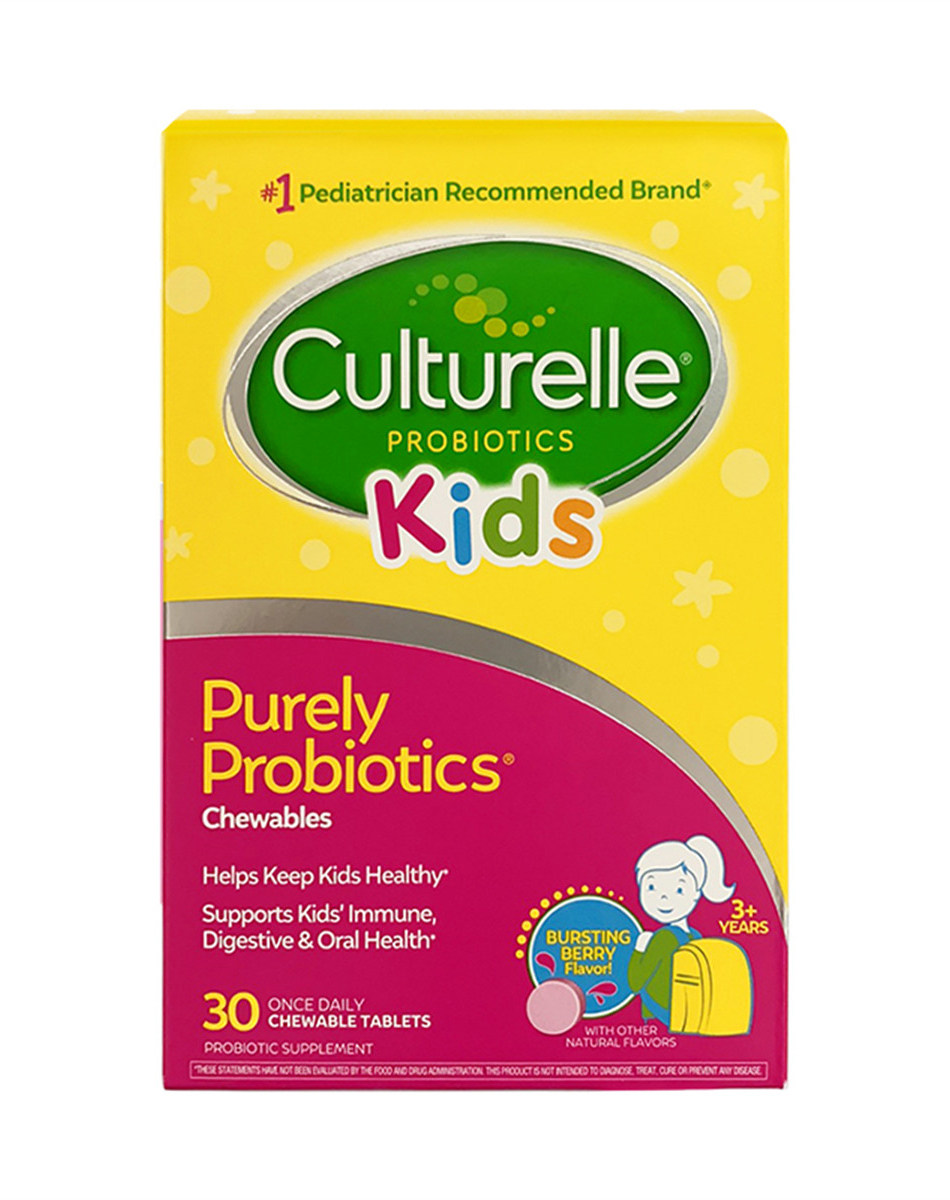 【23/08】culturelle康萃乐 lgg 益生菌儿童咀嚼片草莓味 30粒/盒